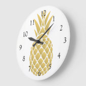 Grande Horloge Ronde Pineapple Wall Clock (Angle)