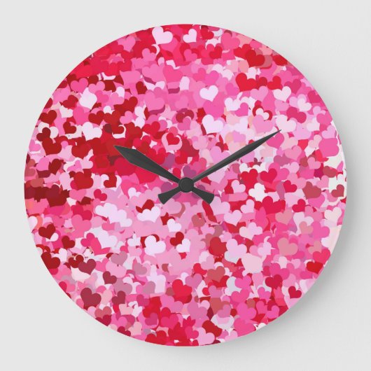 Grande Horloge Ronde Pink Confeti (Recto)