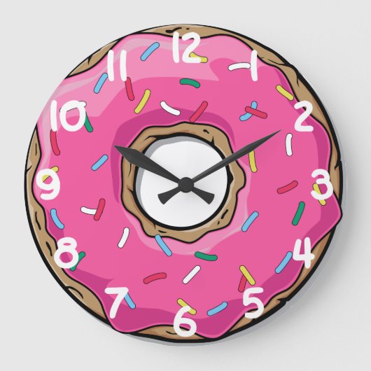 Grande Horloge Ronde Pink Donut (Recto)