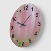 Grande Horloge Ronde Pink tulip flower (Angle)