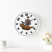 Grande Horloge Ronde Pirate (Maison)