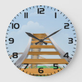 Grande Horloge Ronde Piste de rouleaux (Recto)