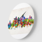 Grande Horloge Ronde Pittsburgh Pennsylvania Skyline (Angle)