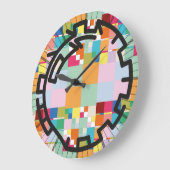 Grande Horloge Ronde PIXELAT chained numbers by masanser (Angle)