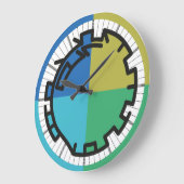 Grande Horloge Ronde PIXELAT chained numbers by masanser (Angle)