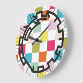 Grande Horloge Ronde PIXELAT chained numbers by masanser (Angle)