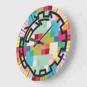 Grande Horloge Ronde PIXELAT chained numbers by masanser (Angle)