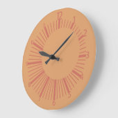 Grande Horloge Ronde Pixelat Displaced Circles by masanser (Angle)