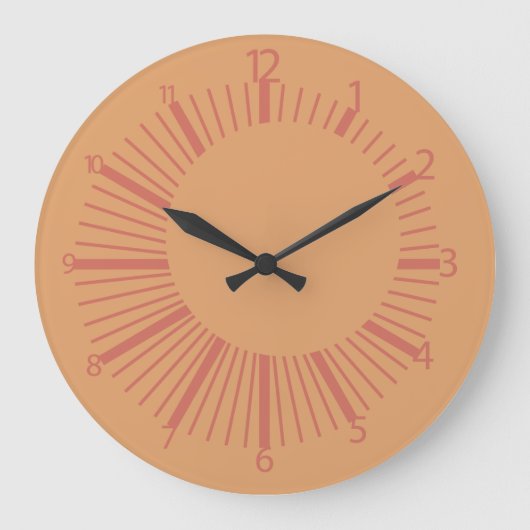 Grande Horloge Ronde Pixelat Displaced Circles by masanser (Recto)