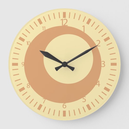 Grande Horloge Ronde Pixelat Displaced Circles by masanser (Recto)