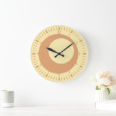 Grande Horloge Ronde Pixelat Displaced Circles by masanser (Maison)