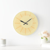 Grande Horloge Ronde Pixelat Displaced Circles by Masanser (Maison)