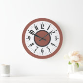 Grande Horloge Ronde PIXELAT PREMIÈRE SÉRIE LEX par masanser (Maison)