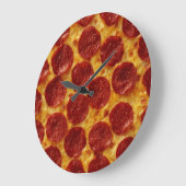 GRANDE HORLOGE RONDE PIZA PEPPERONI PLUS 3 (Angle)