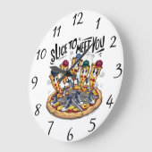 Grande Horloge Ronde Pizza (Angle)