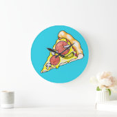 Grande Horloge Ronde Pizza (Maison)