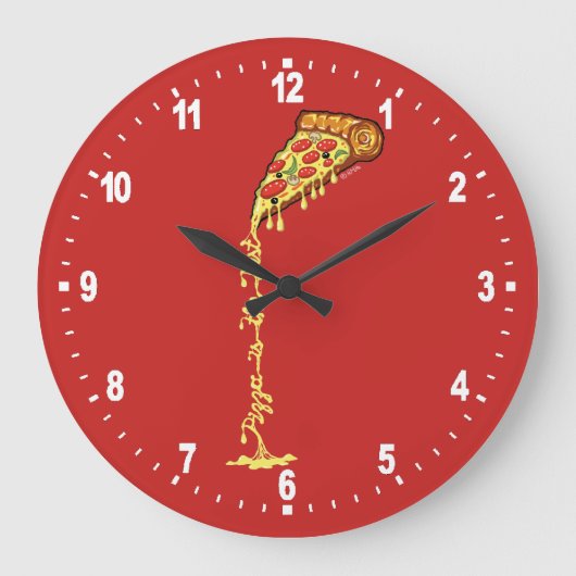 Grande Horloge Ronde Pizza (Recto)