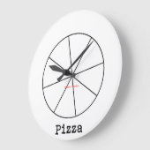 Grande Horloge Ronde Pizza Large Clock (Angle)