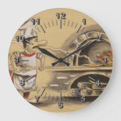 Grande Horloge Ronde Pizzeria (Recto)