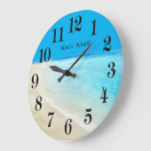 Grande Horloge Ronde Plage (Angle)