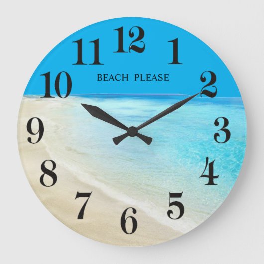 Grande Horloge Ronde Plage (Recto)