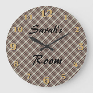 Grande Horloge Ronde Plaid