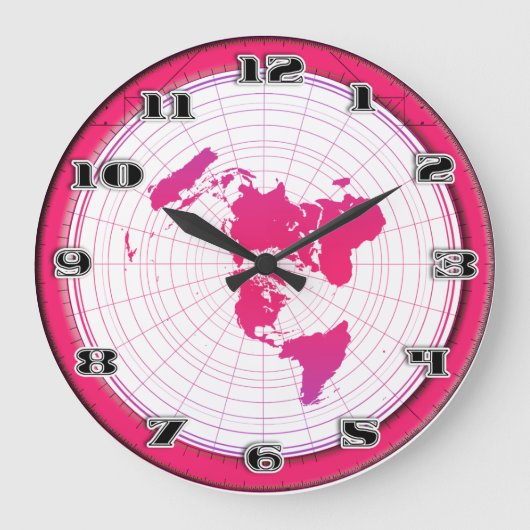 Grande Horloge Ronde Plan Map of the World (Recto)