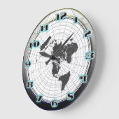 Grande Horloge Ronde Plan Map of the World (Angle)