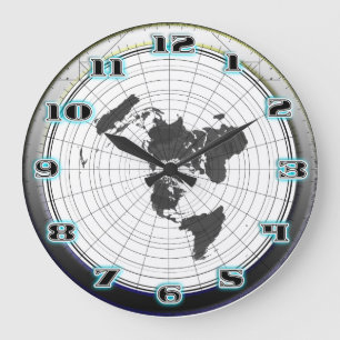 Grande Horloge Ronde Plan Map of the World