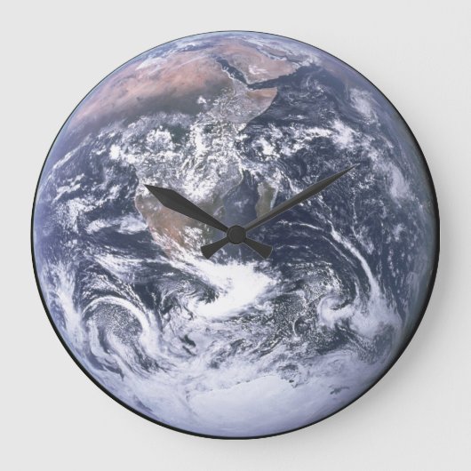 Grande Horloge Ronde Planet Earth Astronomy-lovers Wall Clock (Recto)