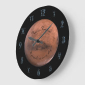 Grande Horloge Ronde Planète Mars Astronomy Aries New Age (Angle)
