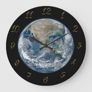 Grande Horloge Ronde planète Terre