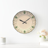 Grande Horloge Ronde Plaque Chine 1 (Maison)