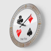 Grande Horloge Ronde Playing Cards Suits (Angle)