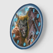 Grande Horloge Ronde Pleine lune Werewolf (Angle)