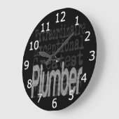 Grande Horloge Ronde Plombier Extraordinaire (Angle)