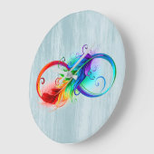 Grande Horloge Ronde Plumes Infiniti (Angle)