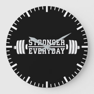 Grande Horloge Ronde Plus forte au quotidien - Inspiration de l'entraîn