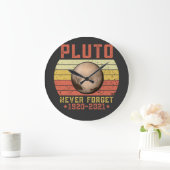 Grande Horloge Ronde pluto NEVER FORGET (Maison)