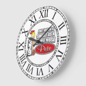 Grande Horloge Ronde Poignée longue (Angle)