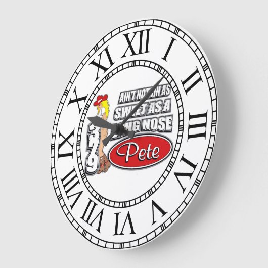 Grande Horloge Ronde Poignée longue (Angle)