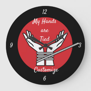 Grande Horloge Ronde Poignées Thunder_Cove