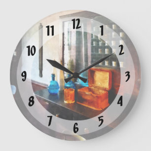 Grande Horloge Ronde Poils toniques et rasages
