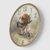 Grande Horloge Ronde Pointer Anglais (Angle)