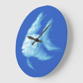 Grande Horloge Ronde Poisson (Angle)