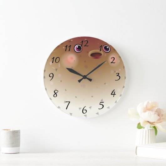 Grande Horloge Ronde Poisson (Maison)