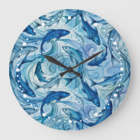 Poisson Bleu Mystique Flowing Harmony