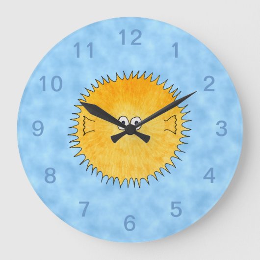 Grande Horloge Ronde Poisson Porcupine. (Recto)