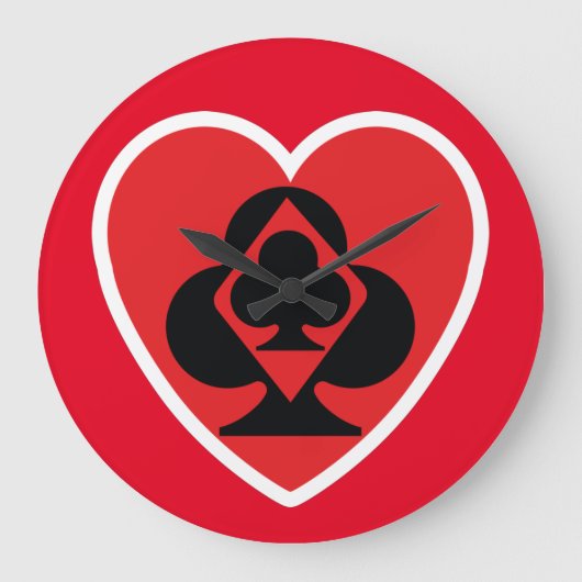 Grande Horloge Ronde POKER NEW Pixelat par Masanser (Recto)