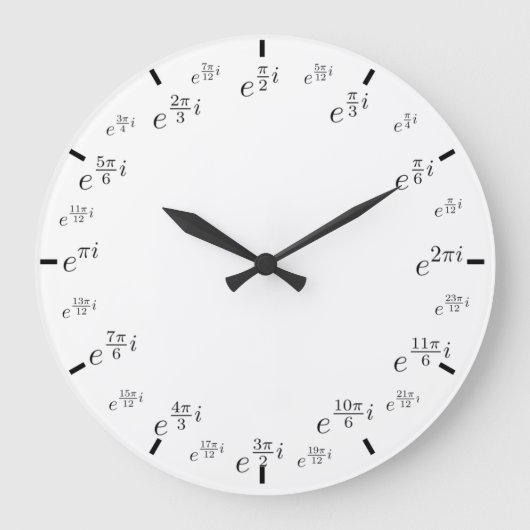 Grande Horloge Ronde Polar Math Clock (Recto)